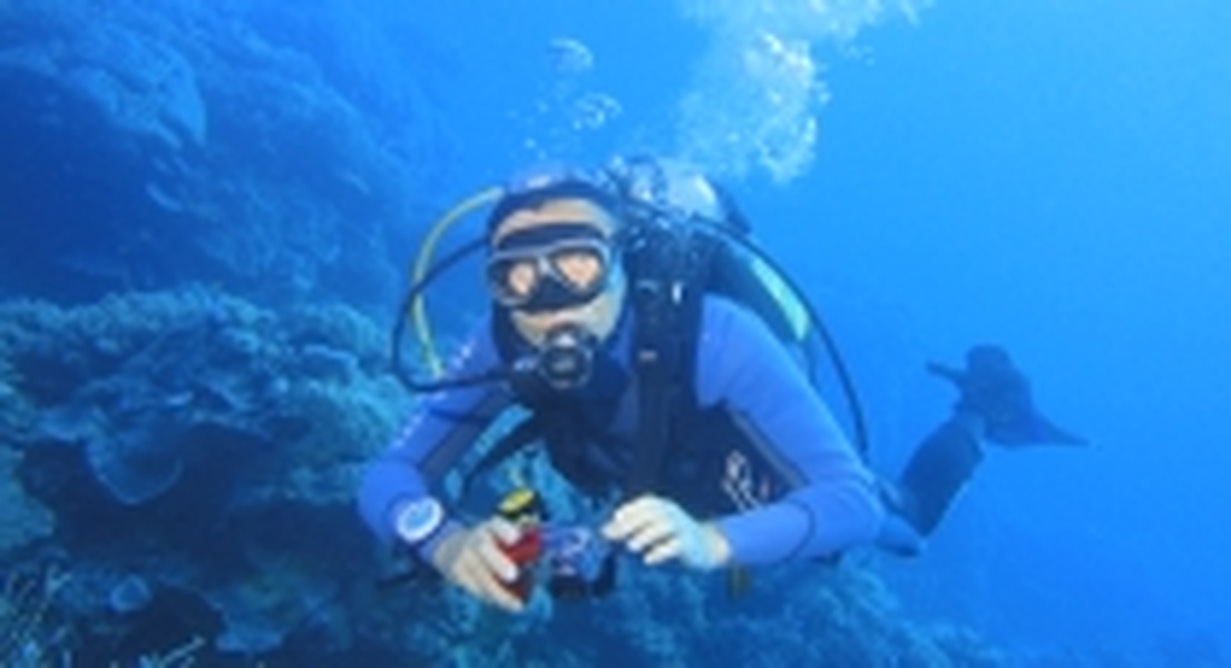 40 метров под водой